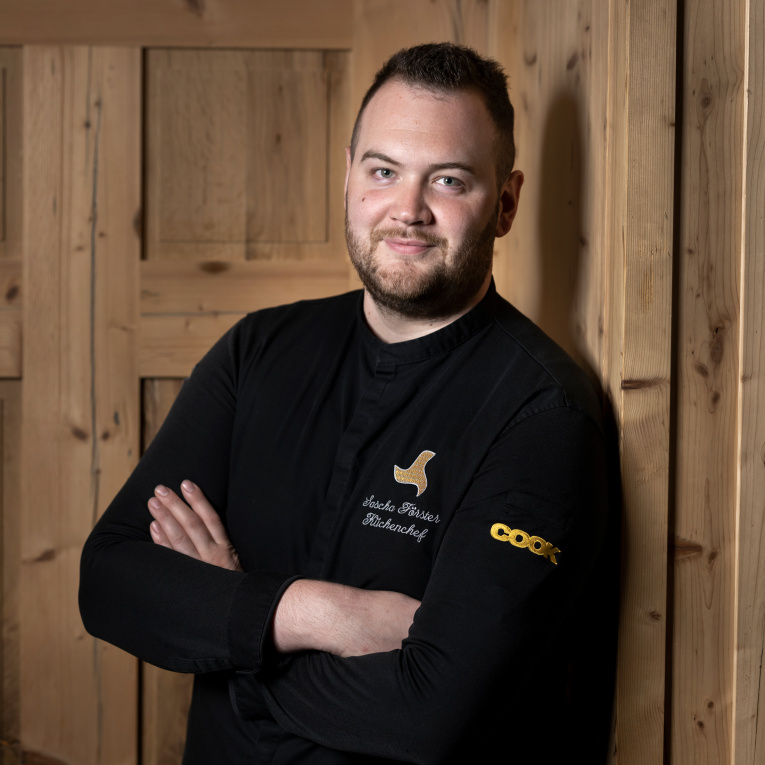 Sascha Förster, Chef de Cuisine im Klosterhof Alpine Hideaway & Spa