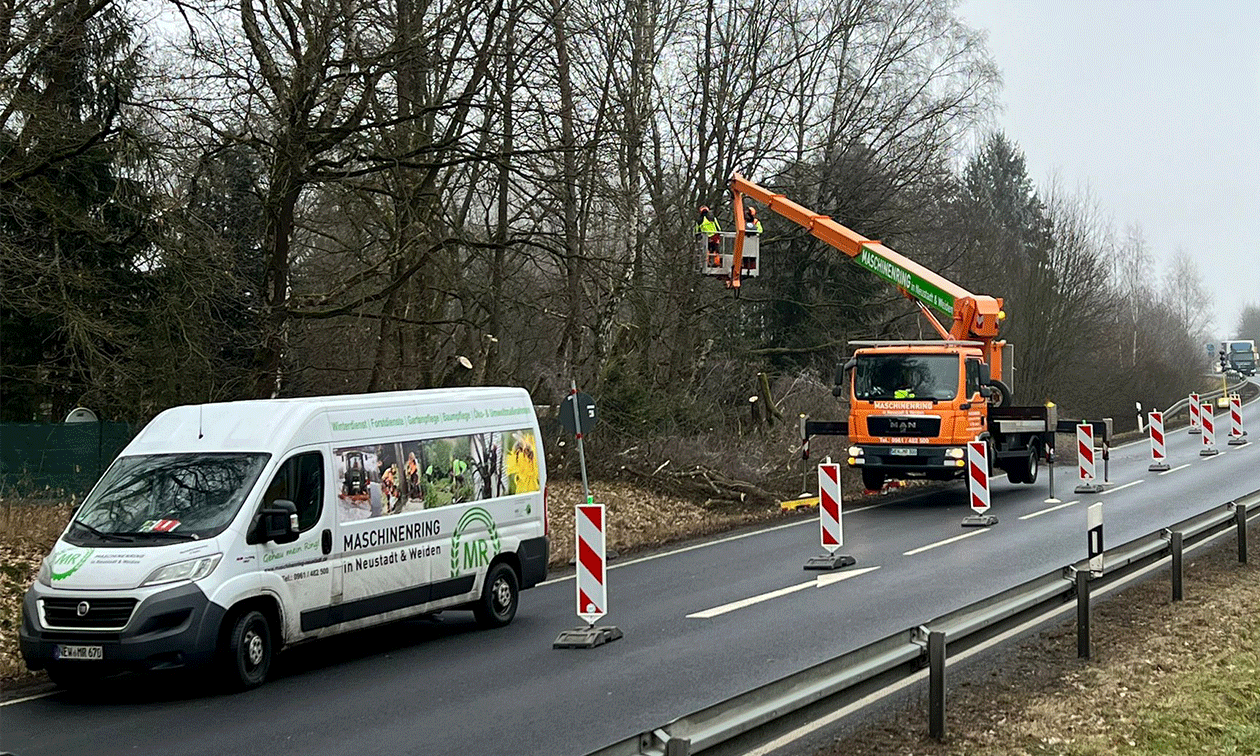 Das Team vom MASCHINENRING Neustadt & Weiden bietet professionelle Forstarbeiten an, einschließlich Bestandspflege, Aufforstung, Waldpflege, Holzernte und mehr, um die nachhaltige Bewirtschaftung der Wälder sicherzustellen.