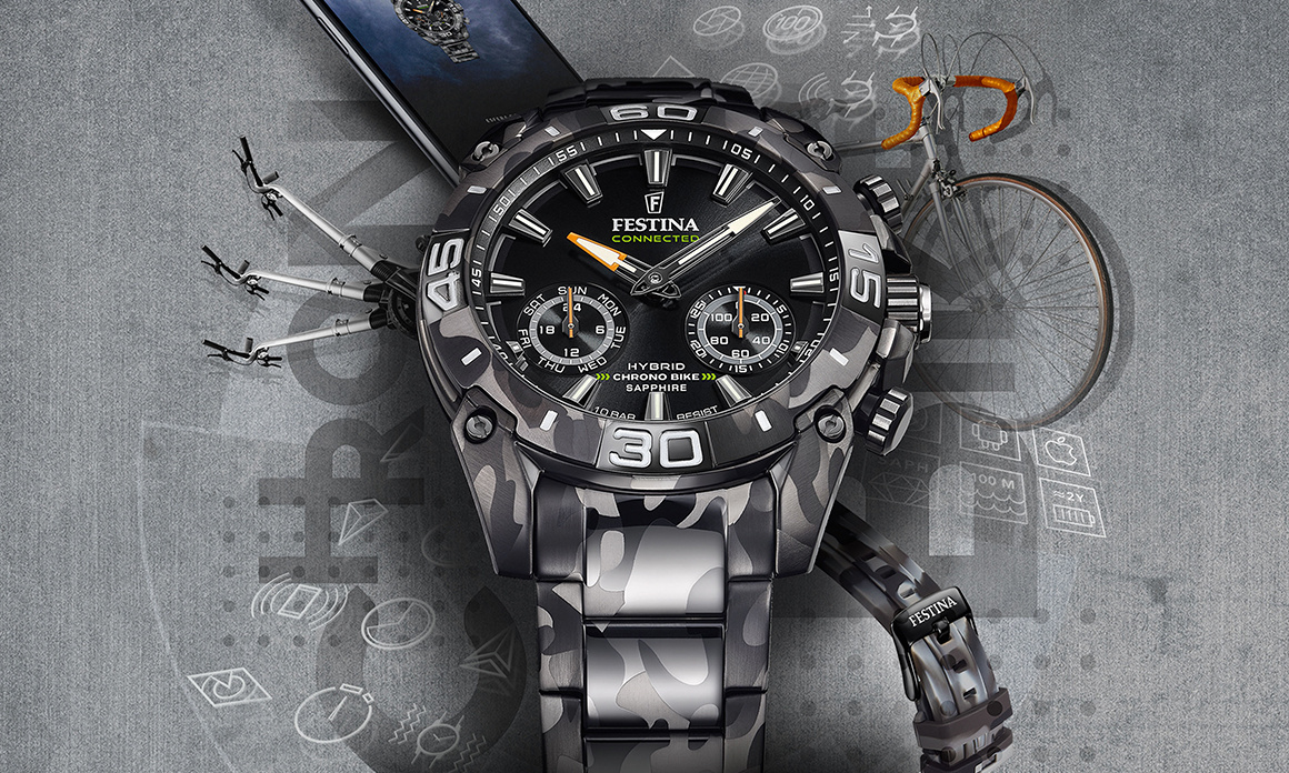 Die Hybrid-Smartwatch vereint das Aussehen einer optisch herausragenden Analoguhr mit den intelligenten Funktionen einer hochmodernen Smartwatch.