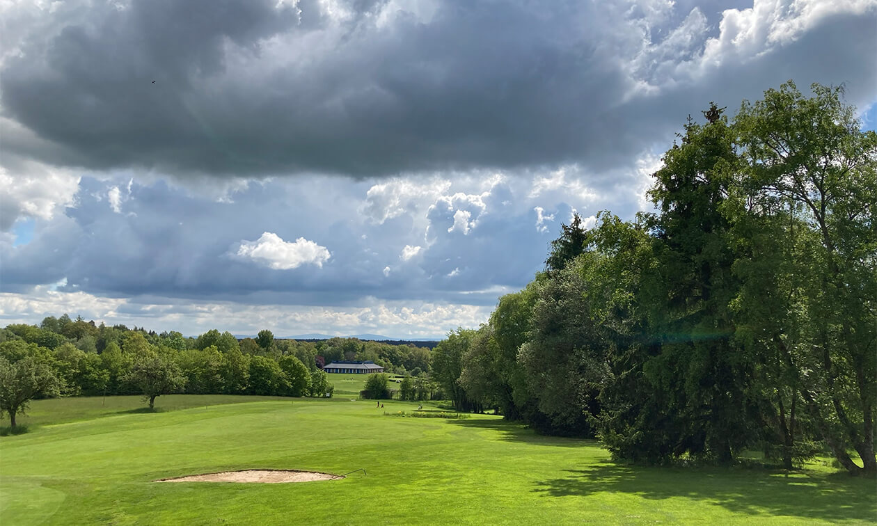 Der Golfclub Oberfranken ist wunderschön und abwechslungsreich.