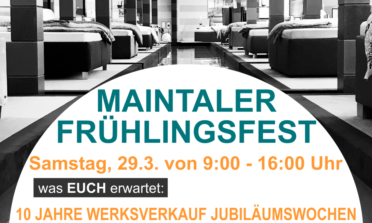 Das Frühlingsfest der Maintal Betten GmbH 2025 steht an!
