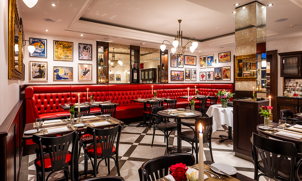 Ein wunderschönes Ambiente in der La Villa Brasserie