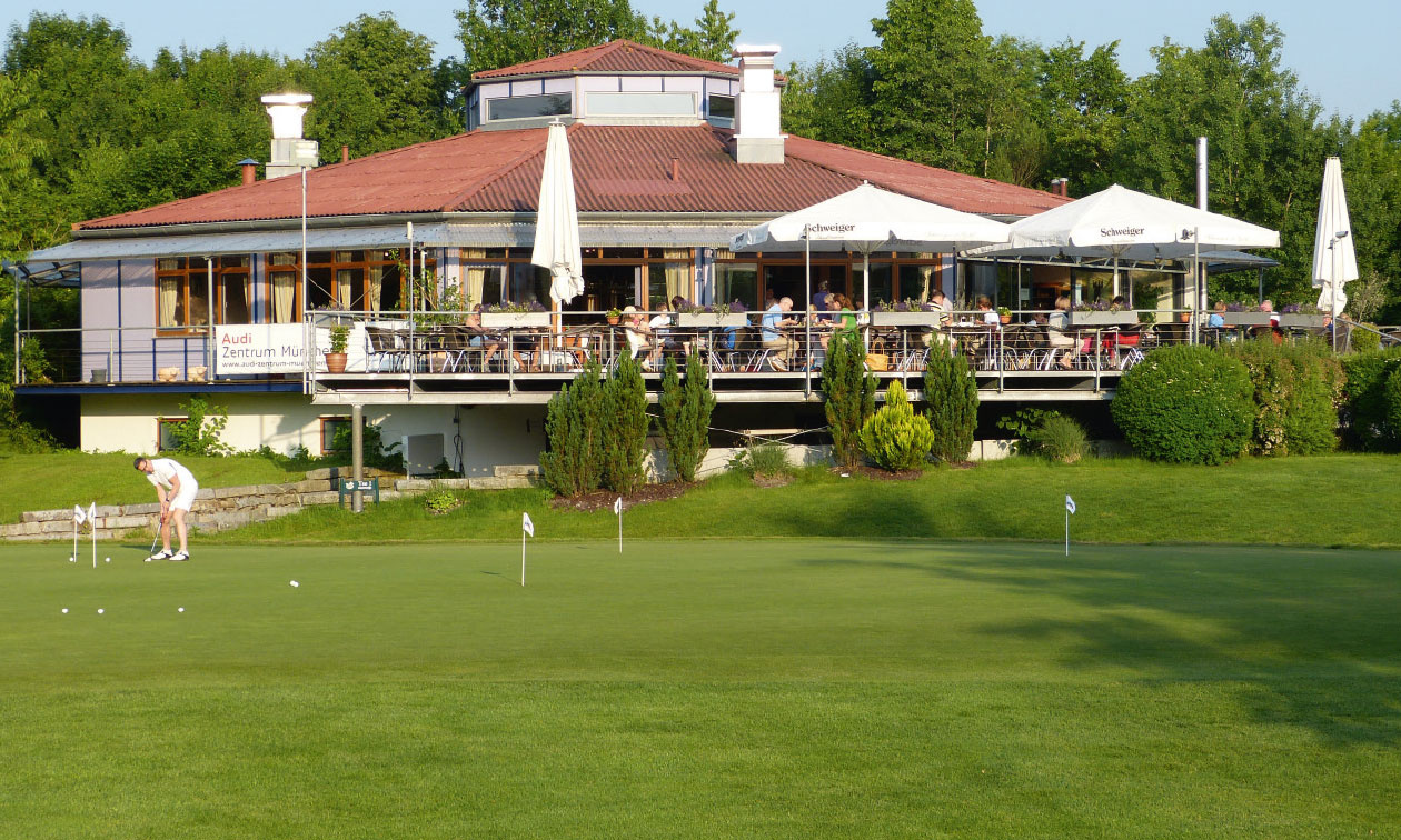 Beliebt – die Clubhaus-Terrasse im GP Aschheim