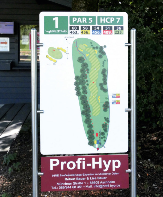 Für alle Golfer gibt es jetzt die Möglichkeit einer realistischen Einschätzung mit den neuen Weiten-Markierungen.