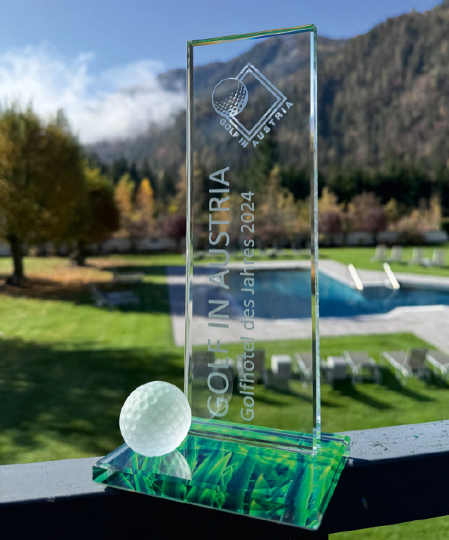 Hohe Ehrung – Gut Brandlhof wurde Golfhotel des Jahres 2024.