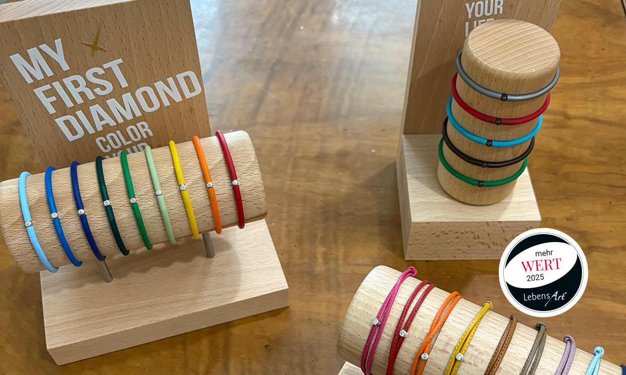 Bunte Farben und Armbänder aus Leder, Polyvinyl oder Nylon – die zum Teil sogar getauscht werden können – sorgen für Abwechslung.