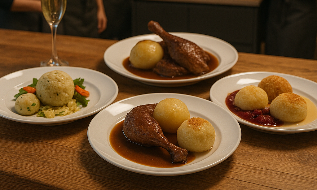 Gans mit Knödel