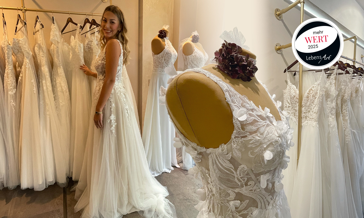 Vom Traum zur eigenen Kollektion - Brautmode und Festliches gibt es jetzt bei Liebeskleid in Kulmbach.