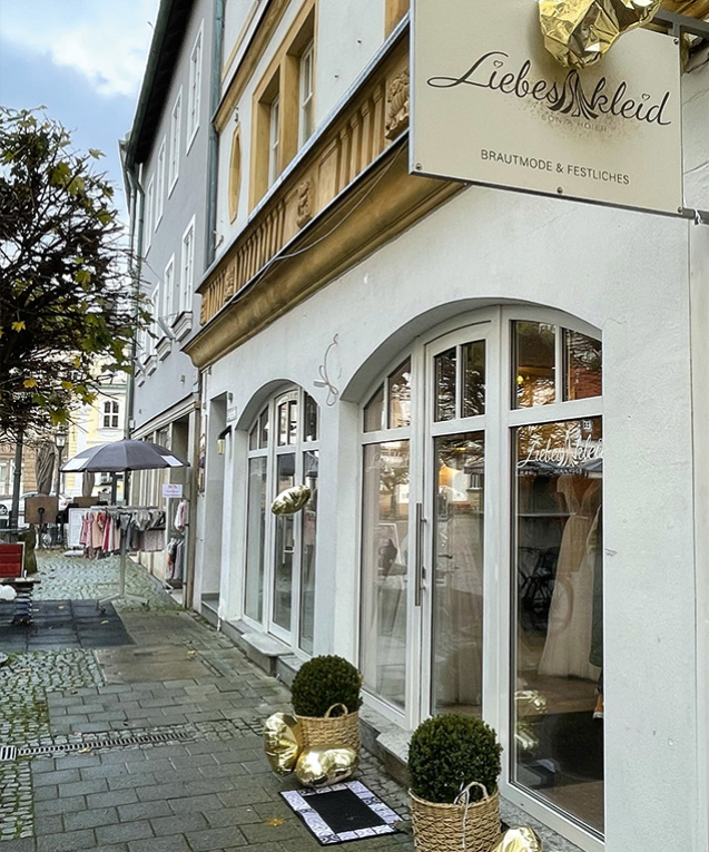 Das Ladengeschäft in der Kulmbacher Innenstadt.