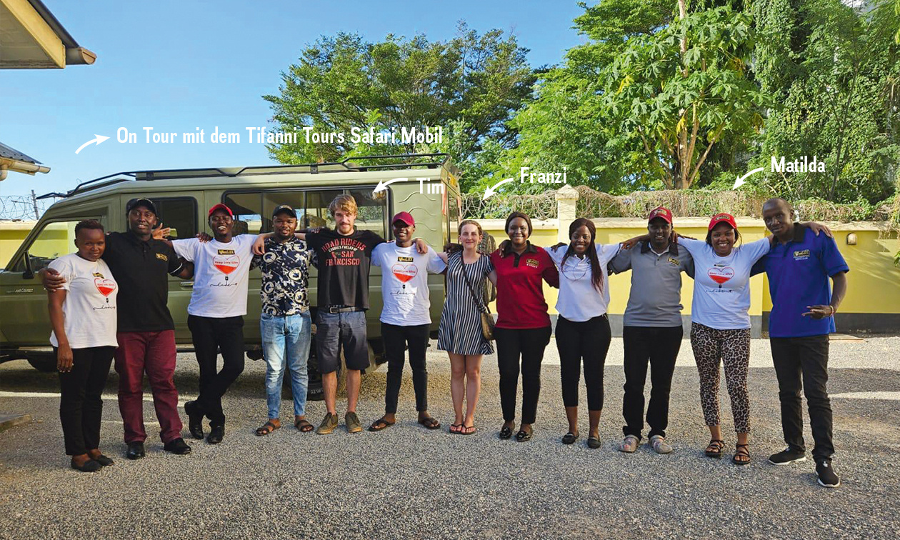 Tim & Franzi bei WesLUX Business Group und Tifanni Tours & Safaris