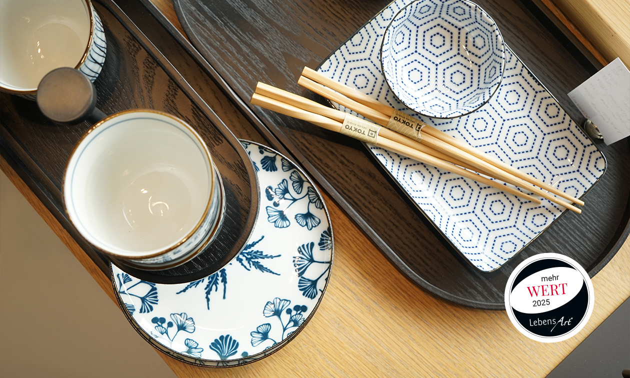 Feines Porzellan von TOKYO Design Studio bringt traditionelle japanische Muster und moderne Eleganz auf den Tisch.