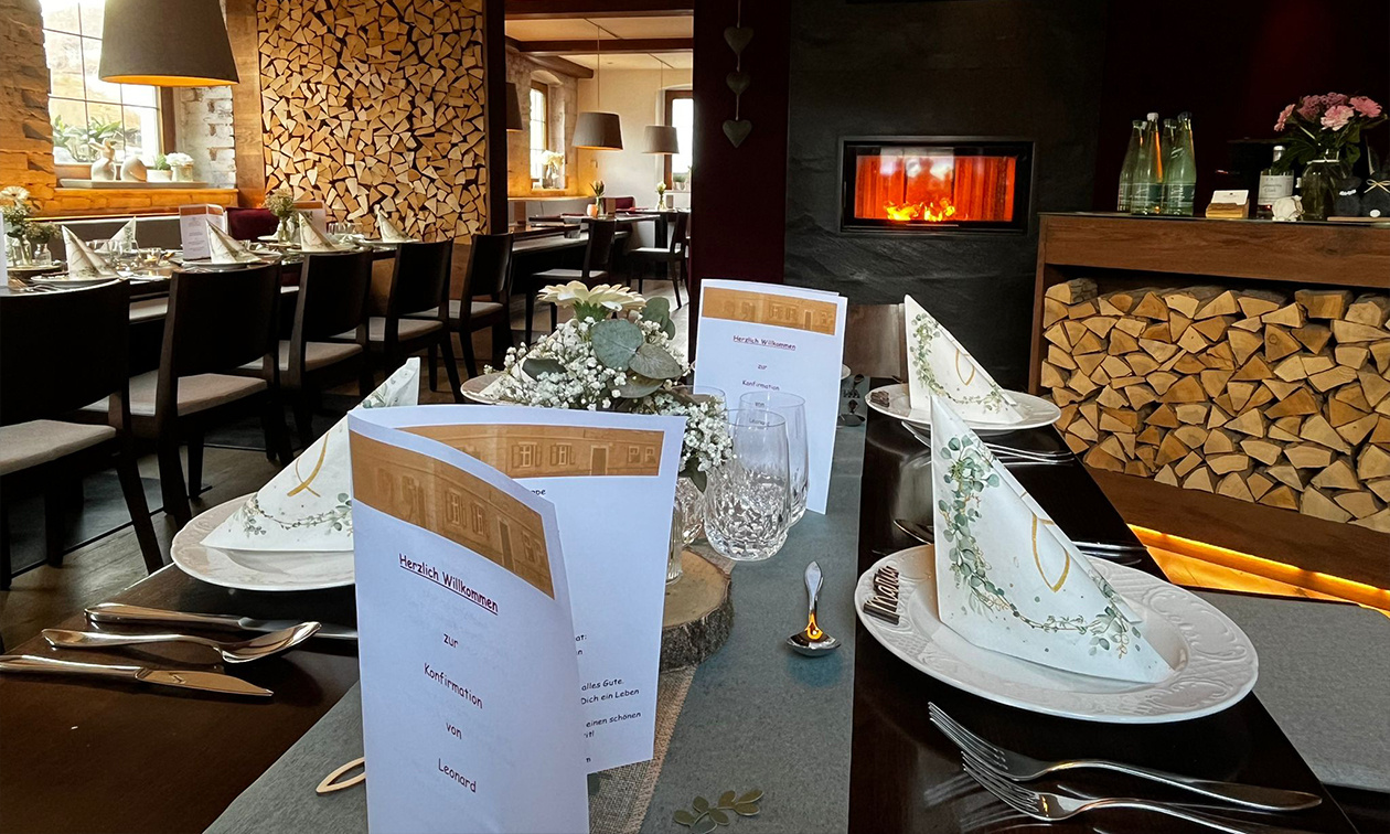 Stimmungsvolle Atmosphäre für besondere Anlässe.