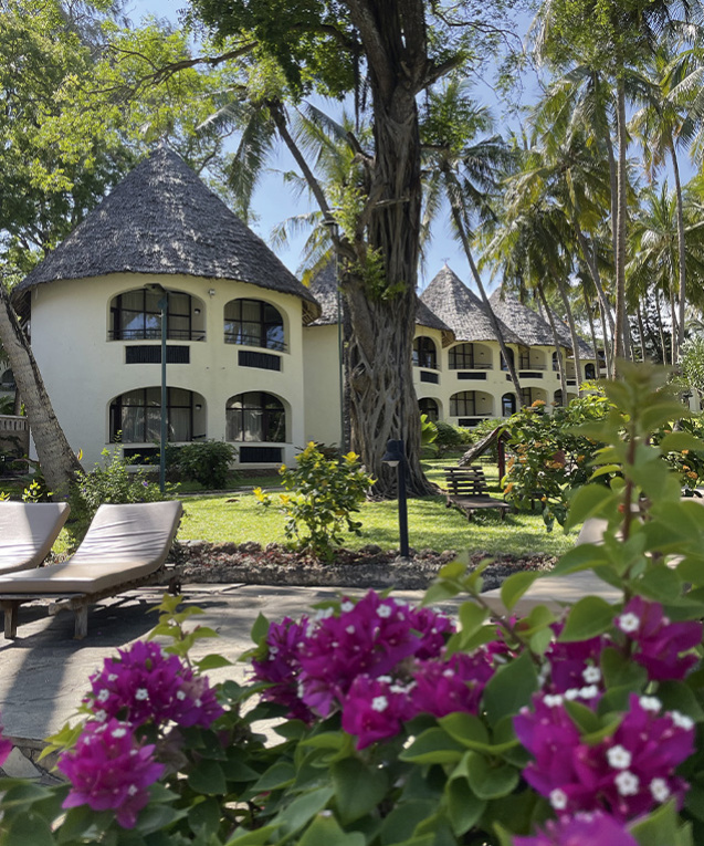 Komplett renovierte Lodges.