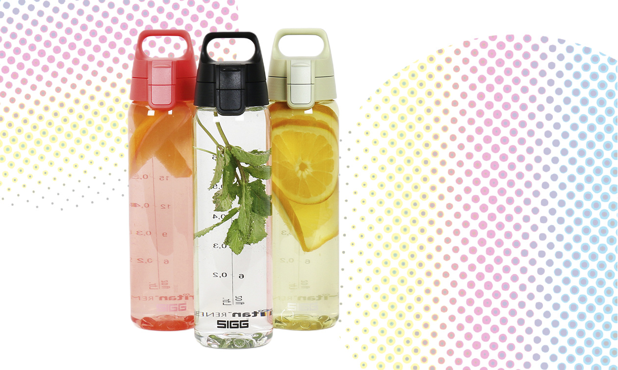 In verschiedenen Farben und unterschiedlichen Größen kommt jede SIGG Total Color ONE einzigartig daher.