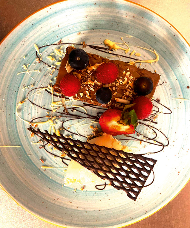 Süßer Abschluss mit viel Liebe zum Detail.