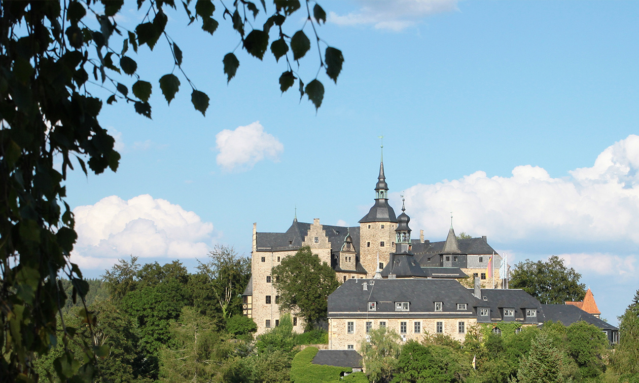 Blick auf Burg Lauenstein