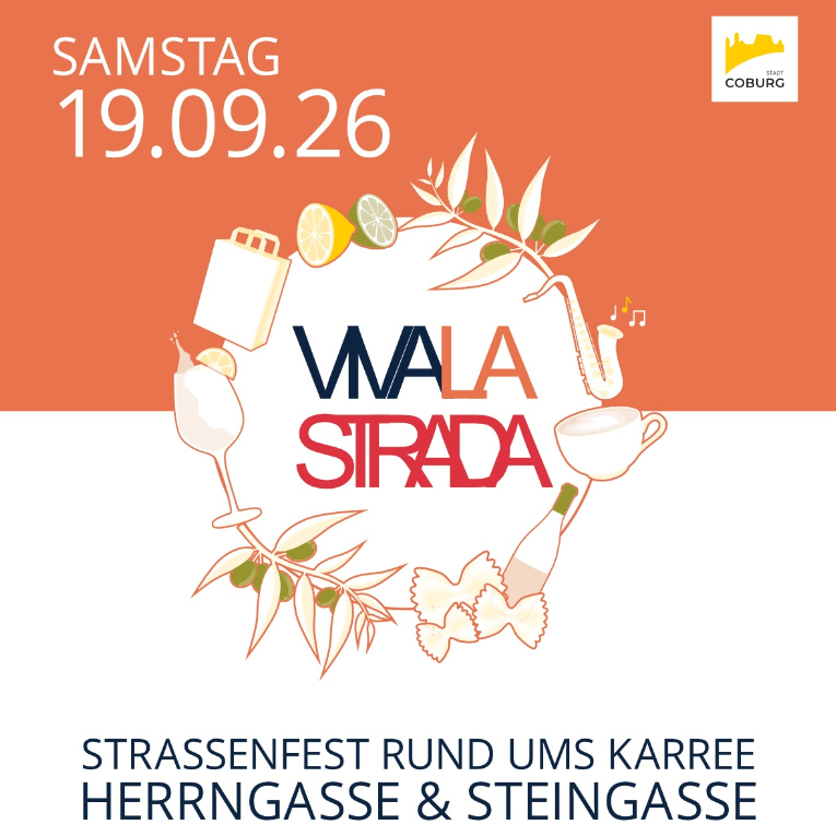 „Viva la Strada“ bringt italienisches Lebensgefühl, Musik und Genuss in die Coburger Innenstadt.
