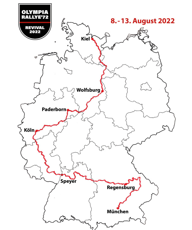 Die Streckenführung des Revival 2022