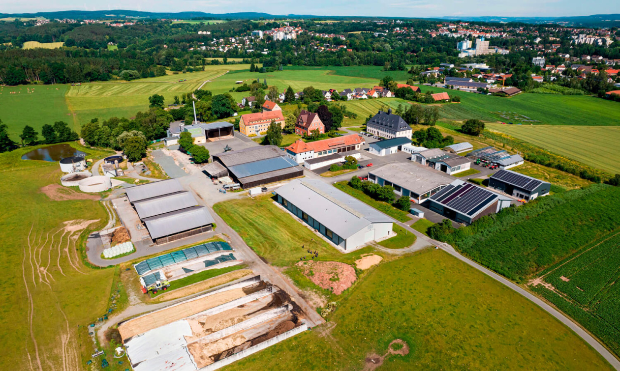 Luftbild der Landwirtschaftlichen Lehranstalten Bayreuth