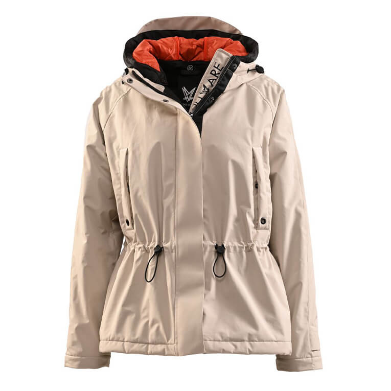 Urban Protection Jacke mit Tunnelzug an Taille und Kapuze