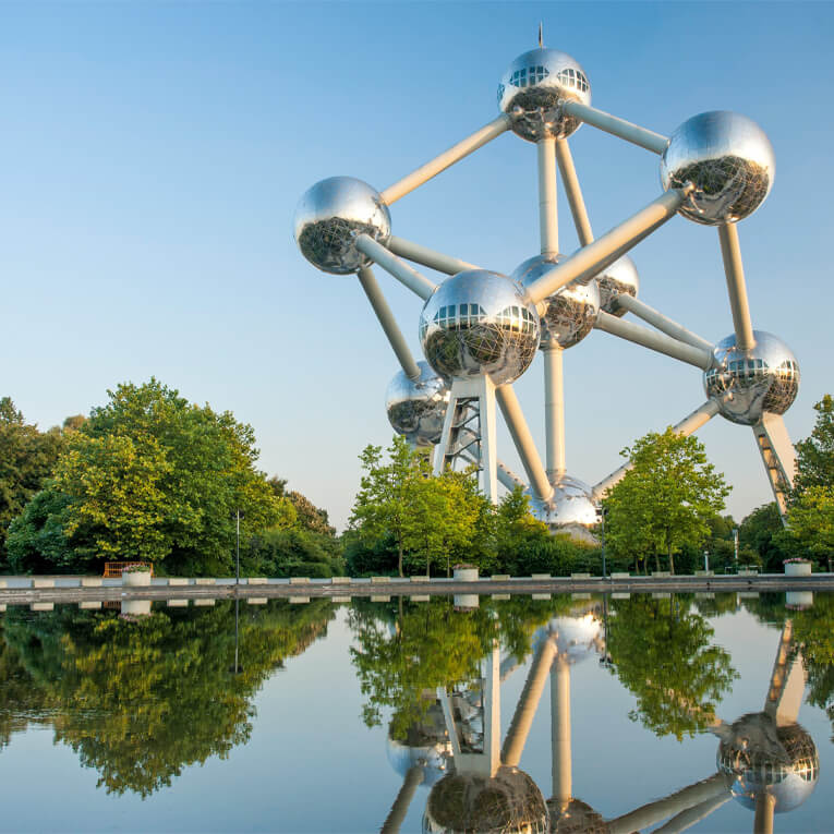 Das Atomium in Brüssel