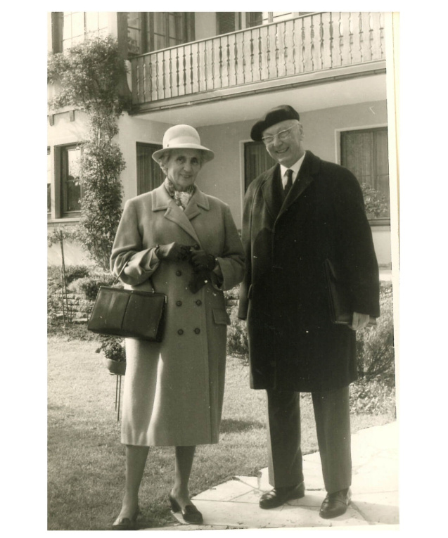 Firmengründer Walter Rau und seine Frau Lola Rau