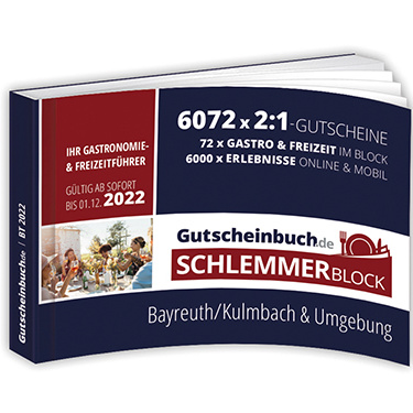 Der Schlemmerblock von Gutscheinbuch.de