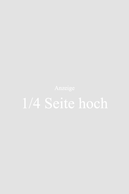 Anzeige 1/4 Seite hoch