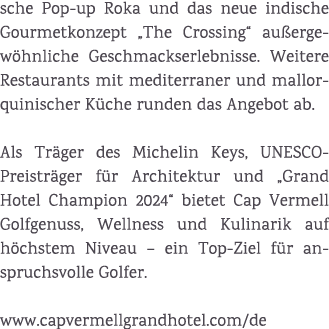 sche Pop up Roka und das neue indische Gourmetkonzept „The Crossing“ au ergew hnliche Geschmackserlebnisse. Weitere R...