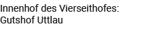 Innenhof des Vierseithofes: Gutshof Uttlau