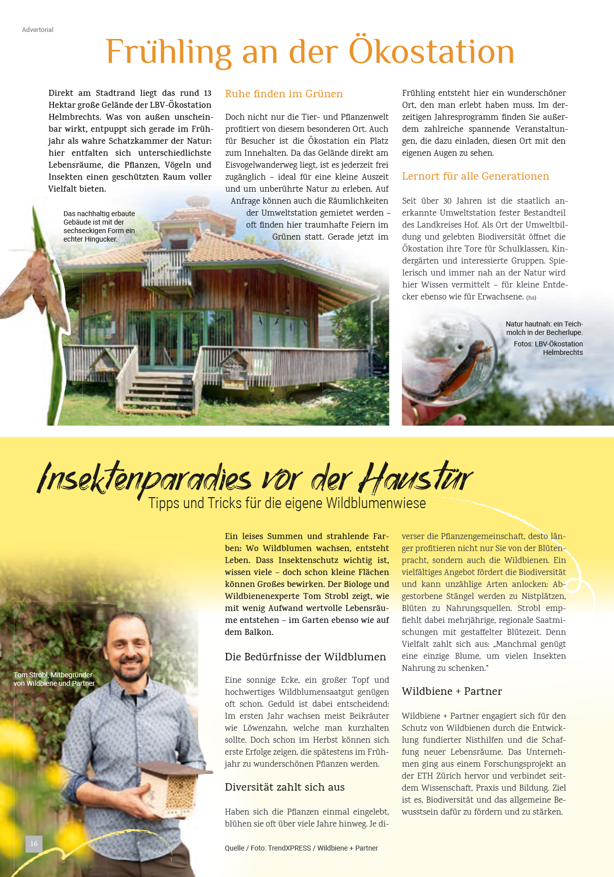 Wohnen | Wellfit | Freizeit | Regional | Styles | Technik | Werte www.lebensartmagazin.de