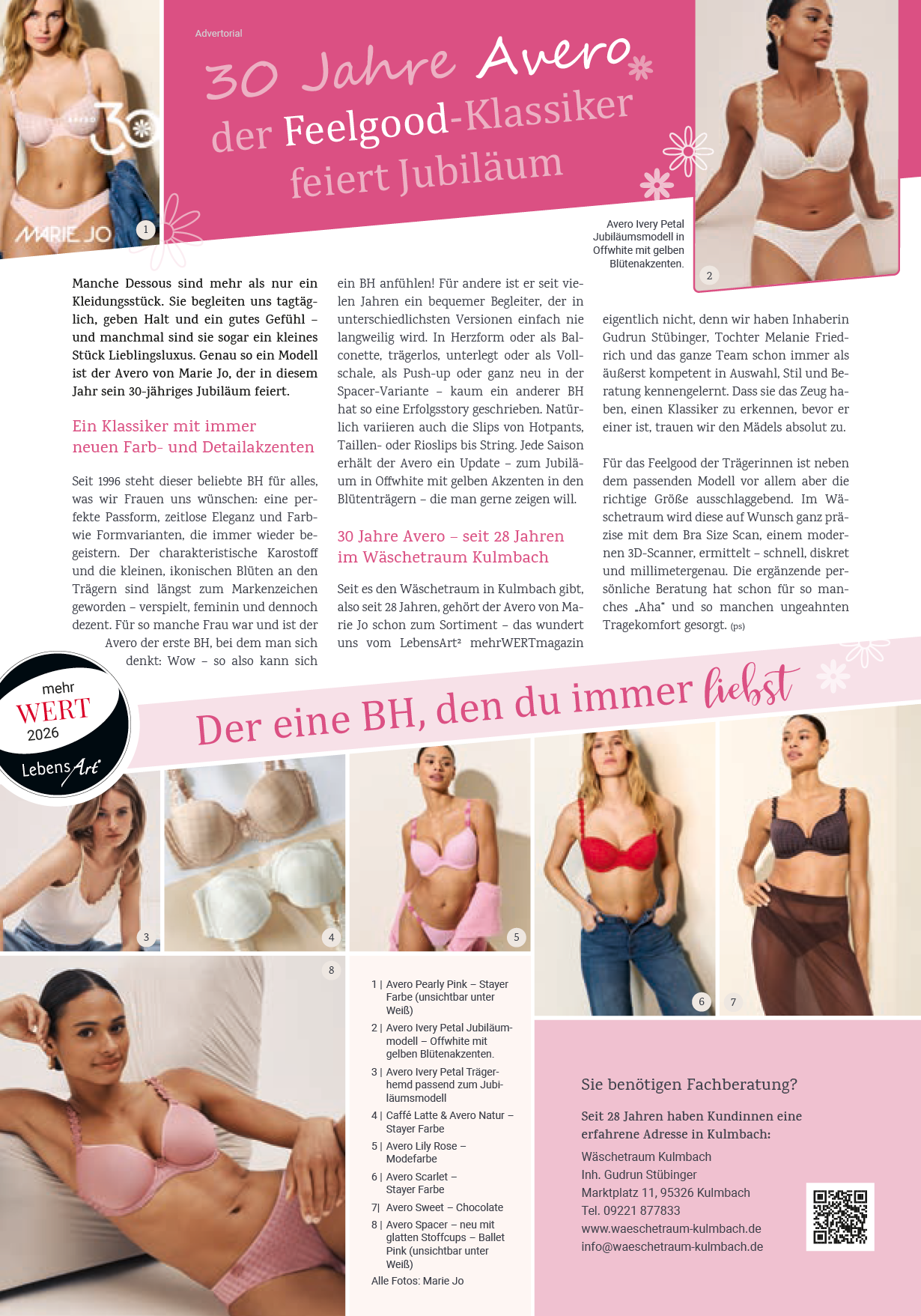 Wohnen | Wellfit | Freizeit | Regional | Styles | Technik | Werte www.lebensartmagazin.de