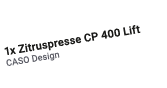 1x Zitruspresse CP 400 Lift CASO Design
