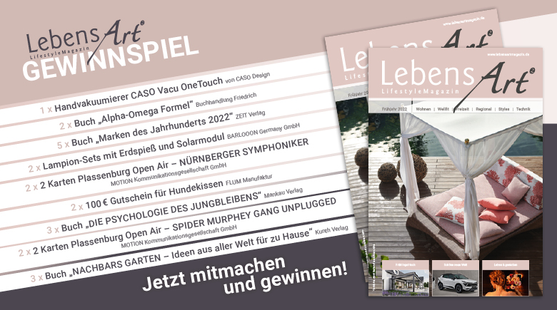 LebensArt Gewinnspiel Frühjahr 2022