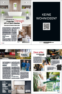 Doppelseiten Print-Magazin