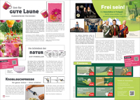 Doppelseite Print-Magazin