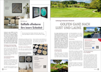 Doppelseite Print-Magazin