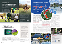Doppelseite Print-Magazin
